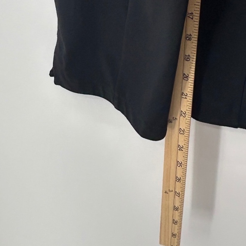 Marithé François Girbaud Black Cropped Ankle Trousers Womens US 6 Minimalist - Picture 7 of 7